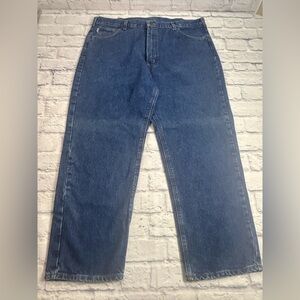 Carhartt Men's Relaxed Fit Blue Jeans. Size 42X30